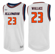 Illinois Fighting Illini Women's Retro Brand Basketball Jersey Berry Wallace #23