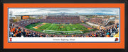 Illinois Fighting Illini Football Panoramic Picture - Memorial Stadium Fan Cave Decor w/ Deluxe Frame