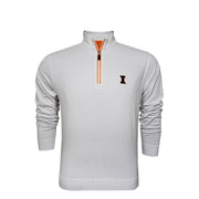Illinois Fighting Illini Horn Legend Performance Luxury Quarter Zip