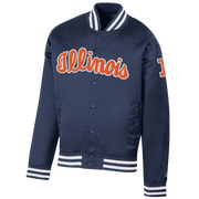 Illinois Fighting Illini Men's Satin Bomber