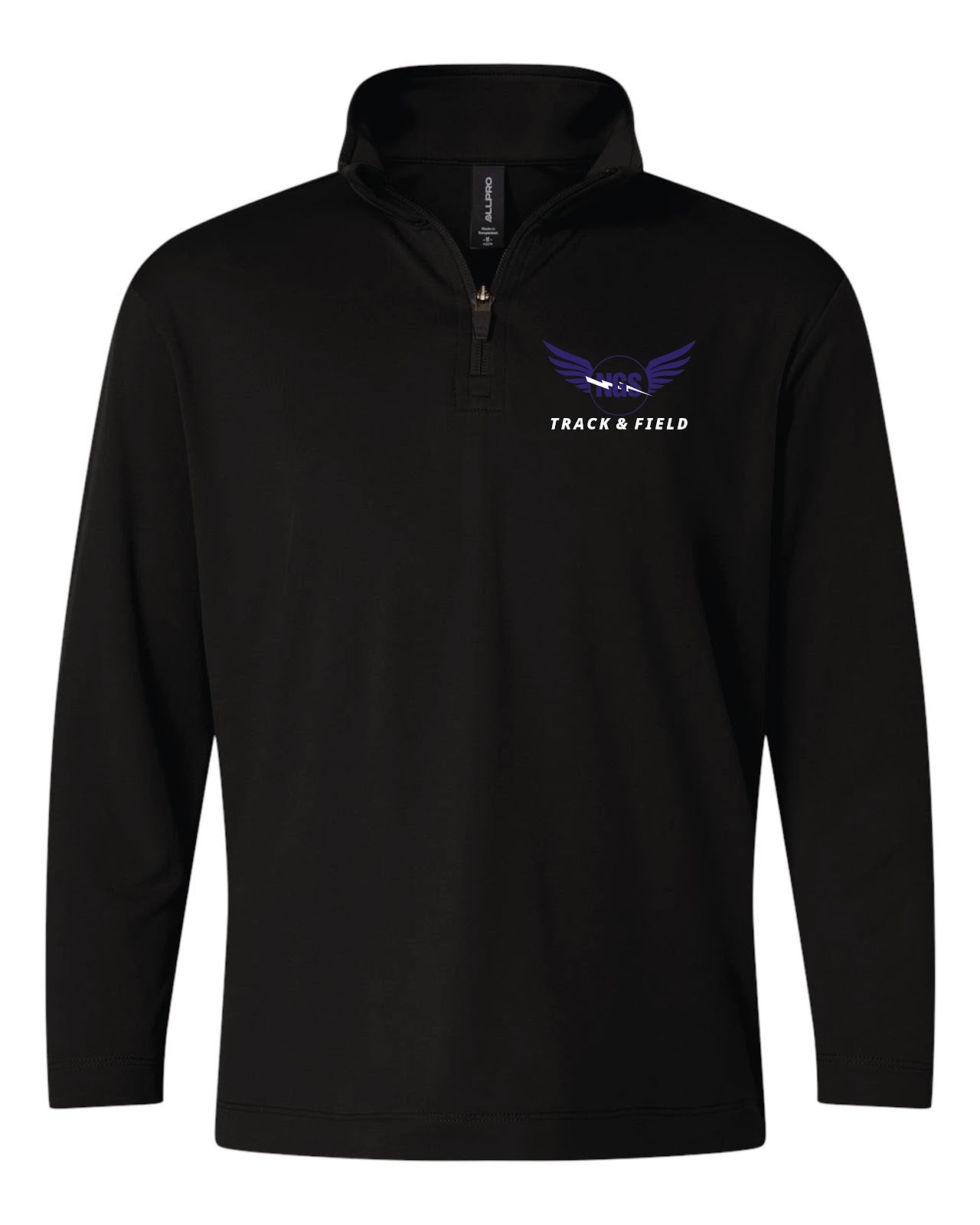 NGS Youth Performance Quarter-Zip Track and Field