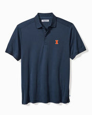 Illinois Fighting Illini Tommy Bahama Men's Bay Stripe Polo