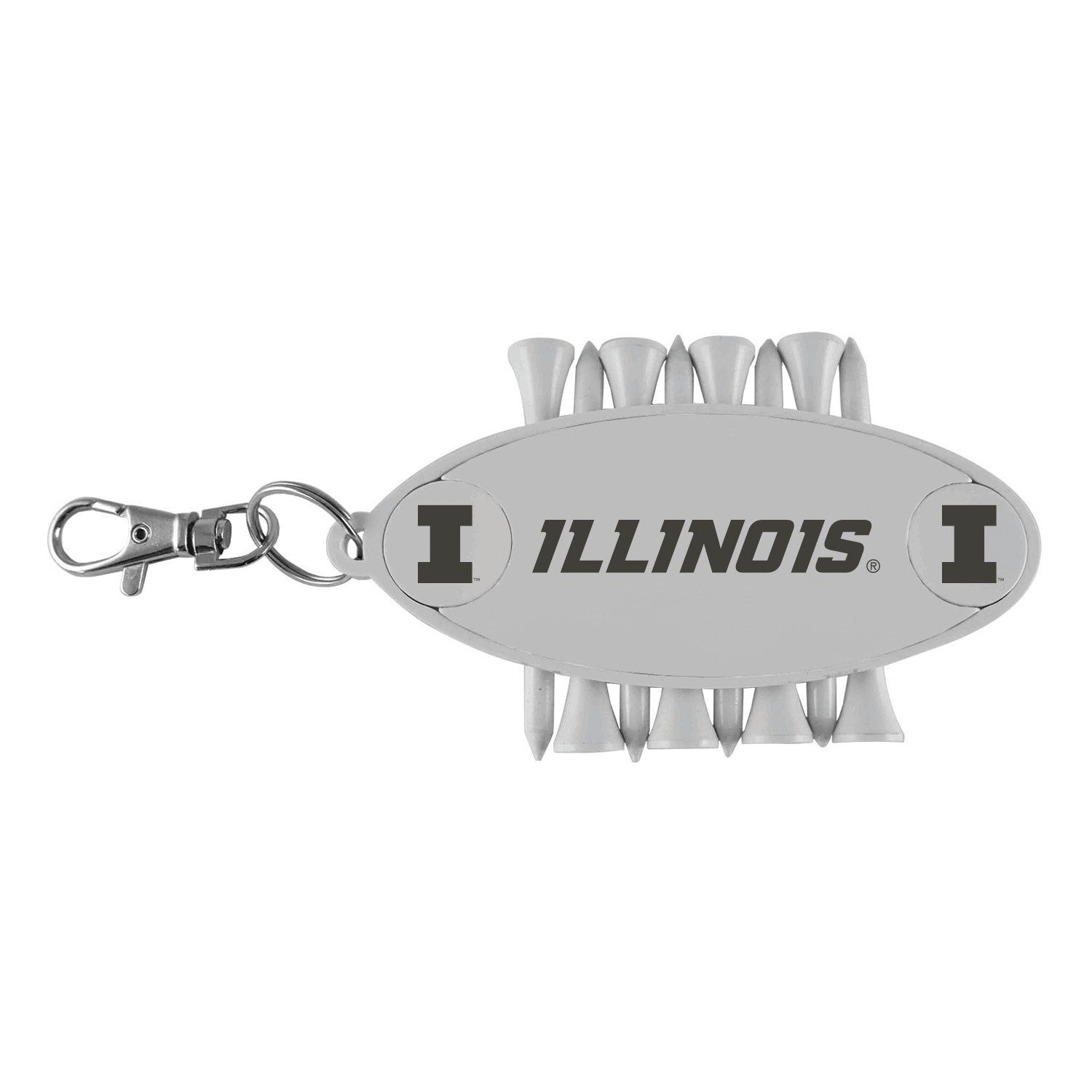 Fighting Illini Golf Bag Tag