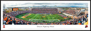 Illinois Fighting Illini Football Panoramic Picture - Memorial Stadium Fan Cave Decor w/ Standard Frame