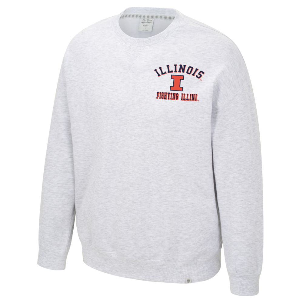 Illinois Fighting Illini Men's Johnny Reverse Crewneck Sweatshirt