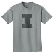 Illinois T-Shirt Grey Tonal Block I