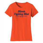 Illinois Shirt Women's Orange Fighting Illini