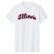 Illinois Fighting Illini T-Shirt White Script