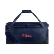 Fighting Illini Navy Brasilia Nike Script Duffle Bag