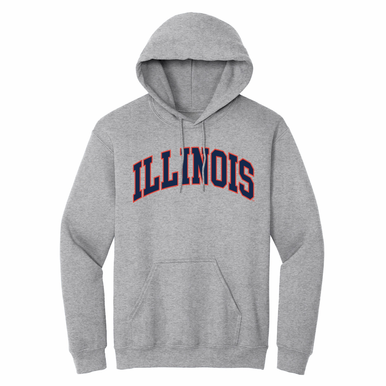 Illinois Fighting Illini Arch 2-Color Hoodie