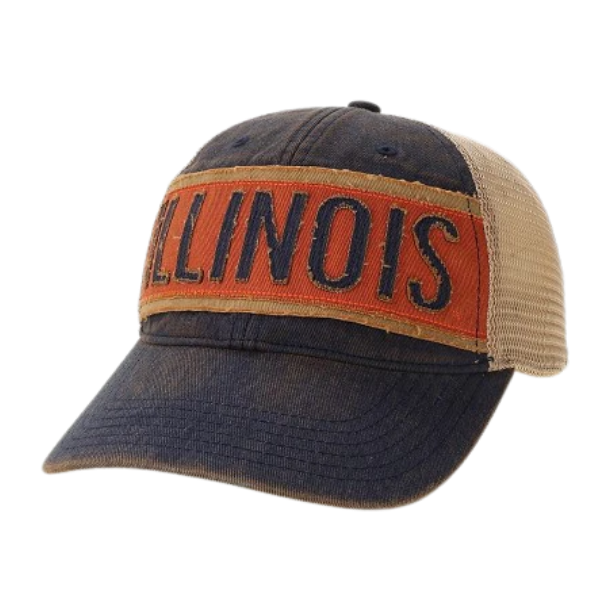 Illinois Legacy Vintage OFA Meshback Hat