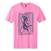 Illinois Fighting Illini Women's Volleyball 2026 Pink Out Short Sleeve Tee