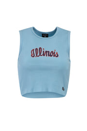 Illinois Fighting Illini Women's Script Cut off tank