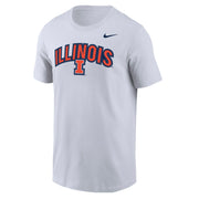 Illinois Fighting Illini Nike Stitch Arch Short Sleeve Tee