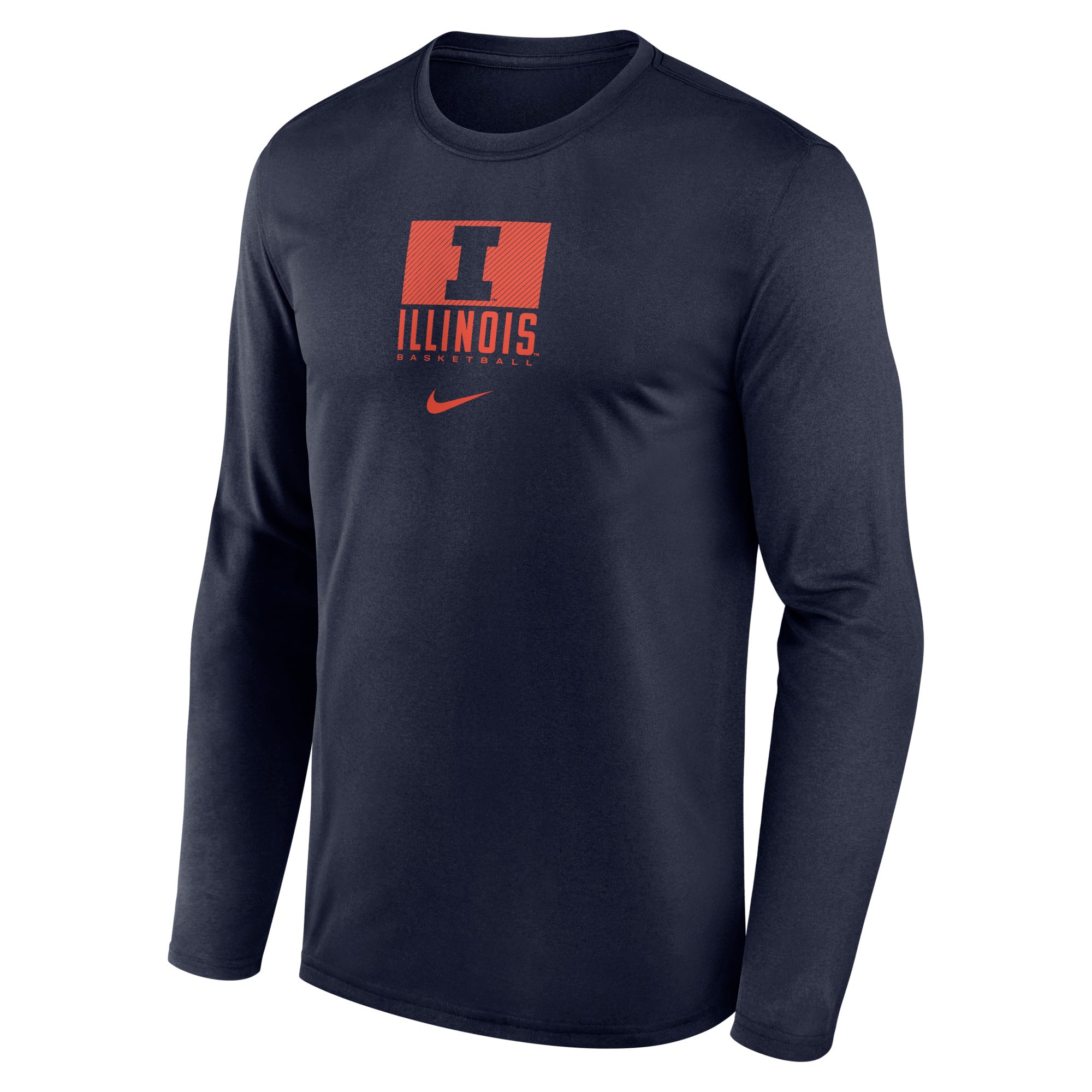 Illinois Nike Long Sleeve Dri-Fit Tee