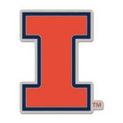 Illinois Fighting Illini Block I Lapel Pin