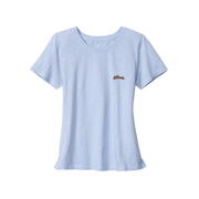 Fighting Illini Women's Tommy Bahama Paradise Breeze Powder Blue Script T-Shirt