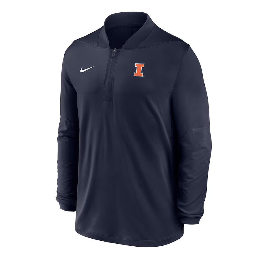 Illinois Fighting Illini Nike Dri Fit Half Zip Pullover