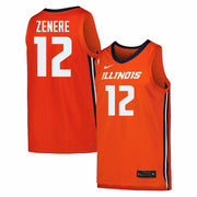 Illinois Fighting Illini Nike Basketball Jersey #12 Zenere