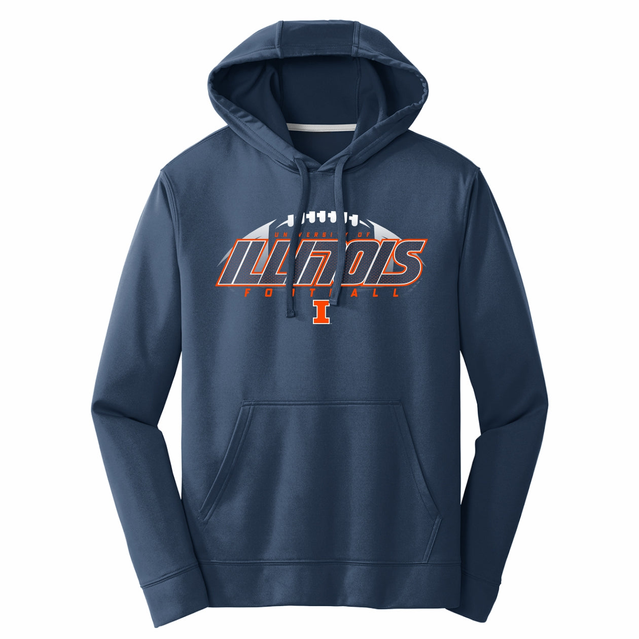 Illinois Fighting Illini Men's Athletic Football Hood