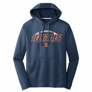 Illinois Fighting Illini Men's Athletic Football Hood