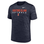 Illinois Fighting Illini Nike Softball Legend Short Sleeve Tee
