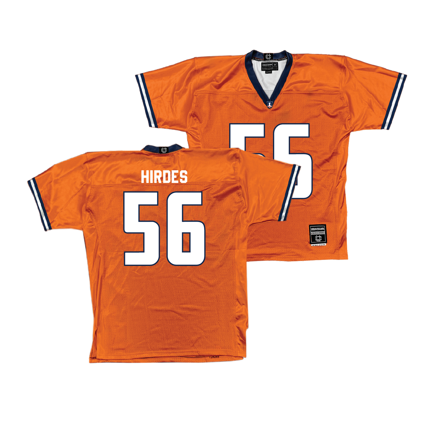 Illinois Fighting Illini NIL Football Jersey JJ Hirdes #56