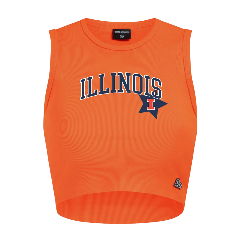 Illinois Fighting Illini Hype & Vice Cut Off Tank