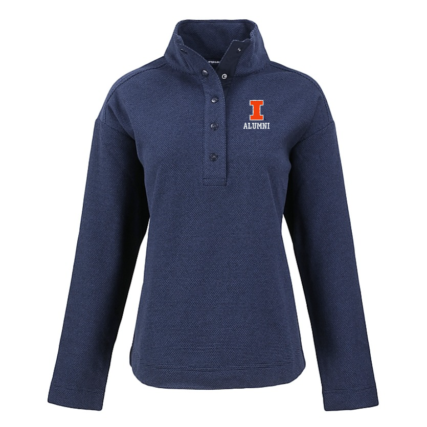 Illinois Fighting Illini Women's Hunts Snap Pull-over Alumni