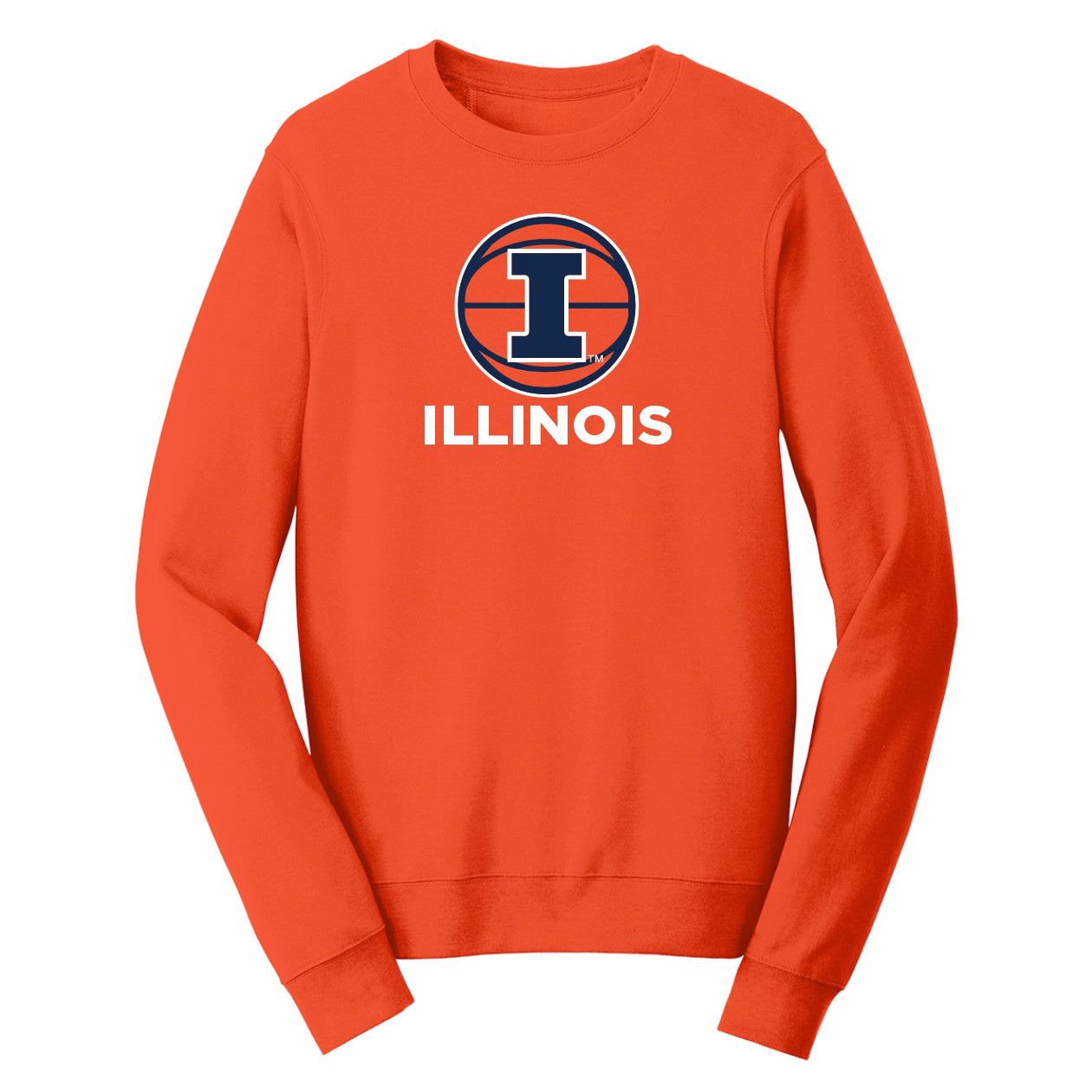 Illinois Basketball Orange Out Crewneck Sweatshirt