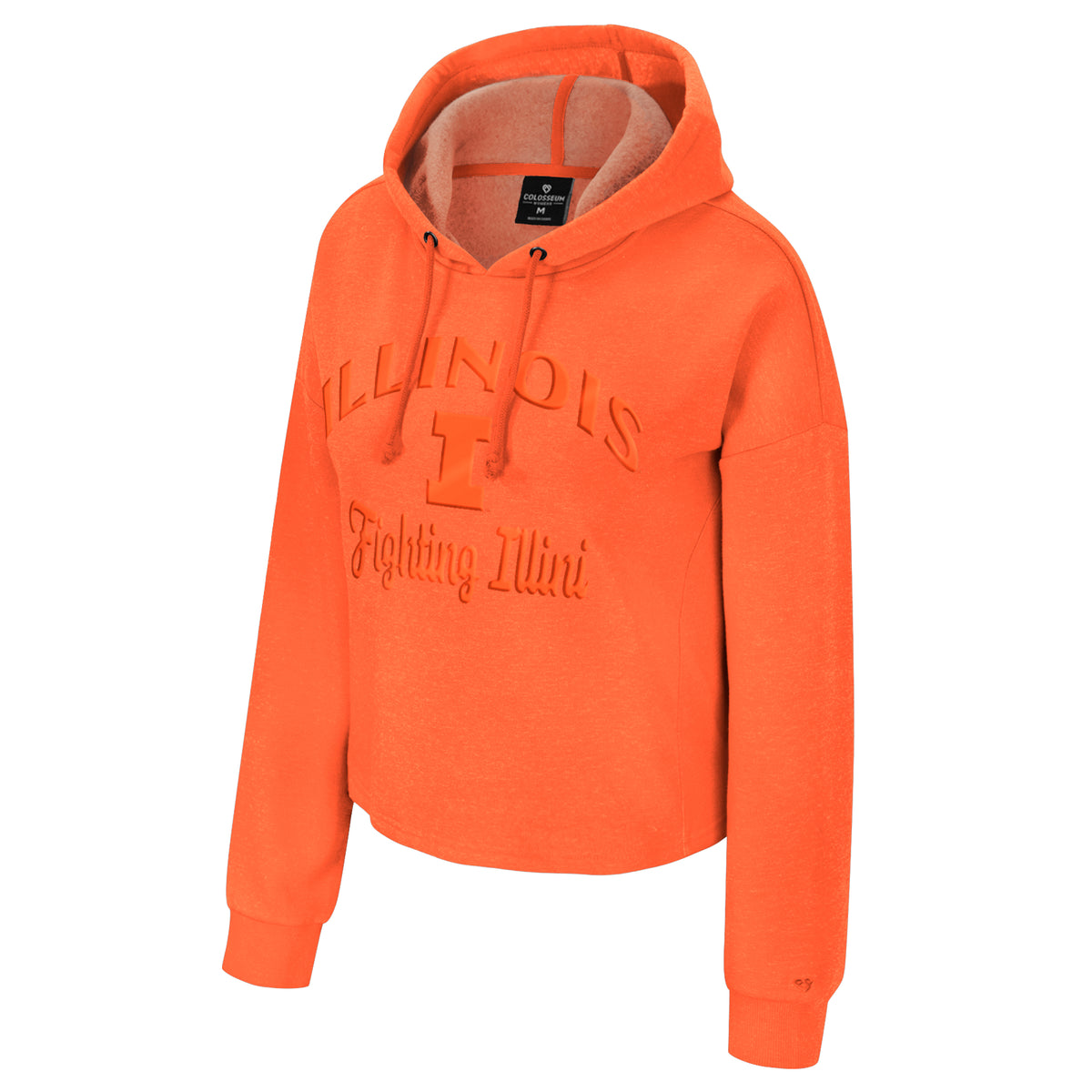 Fighting Illini Orange Tonal Embroidered Hoodie
