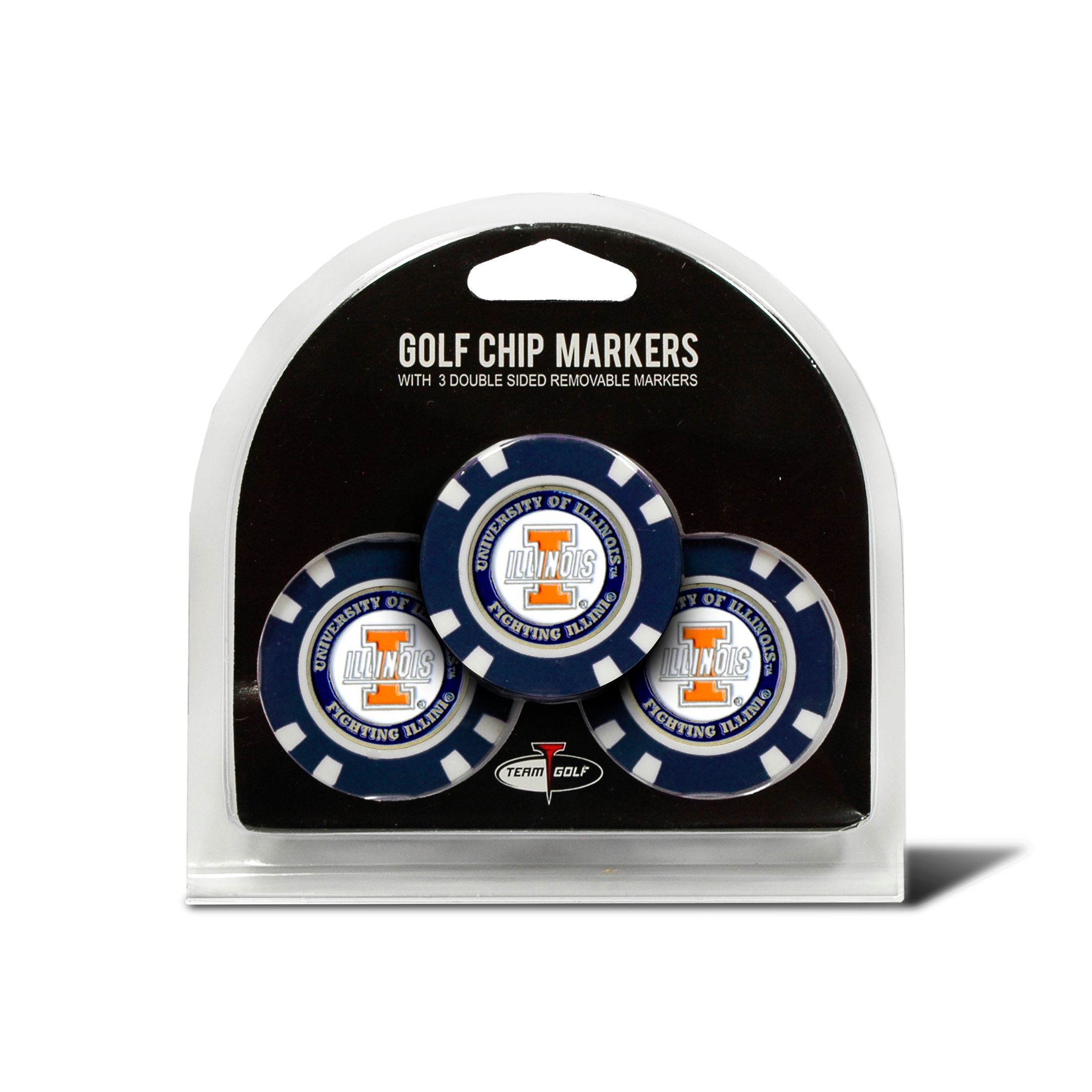 Fighting Illini 3-Pack Vault Golf Chips