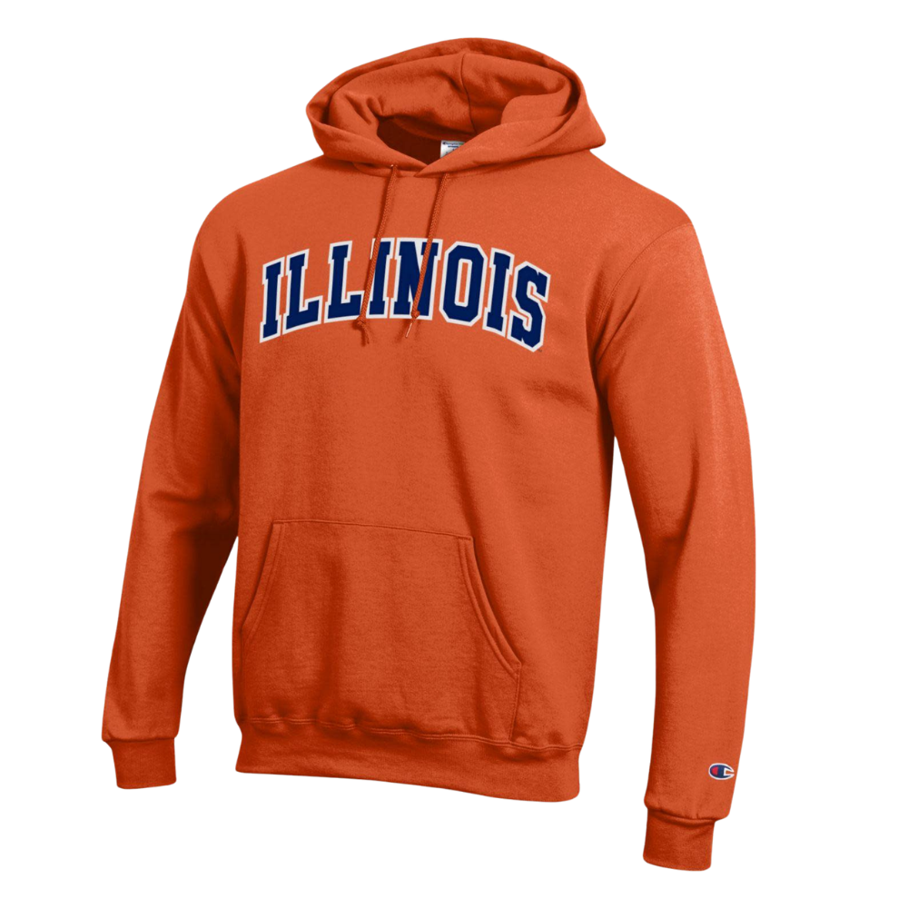 Illinois Fighting Illini Champion Powerblend Twill Hoodie