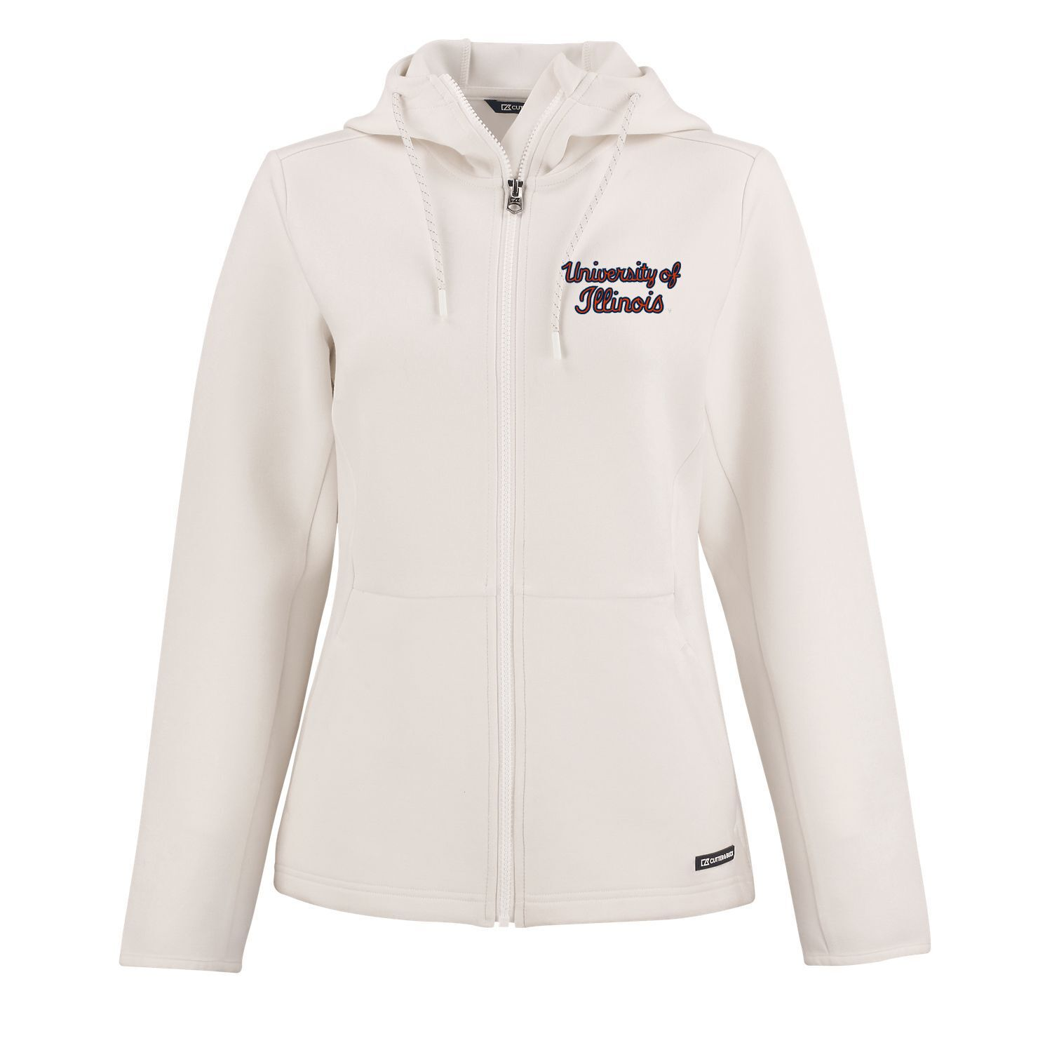 Illinois Jacket Women's White Script Cutter & Buck