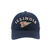 Illinois Hat Navy/Tan Embroidery Pennant
