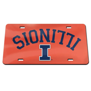 Illinois Fighting Illini Upside Down Acrylic Plate Frame