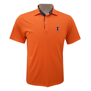 Illinois Fighting Illini Men's Horn Legend Orange Polo