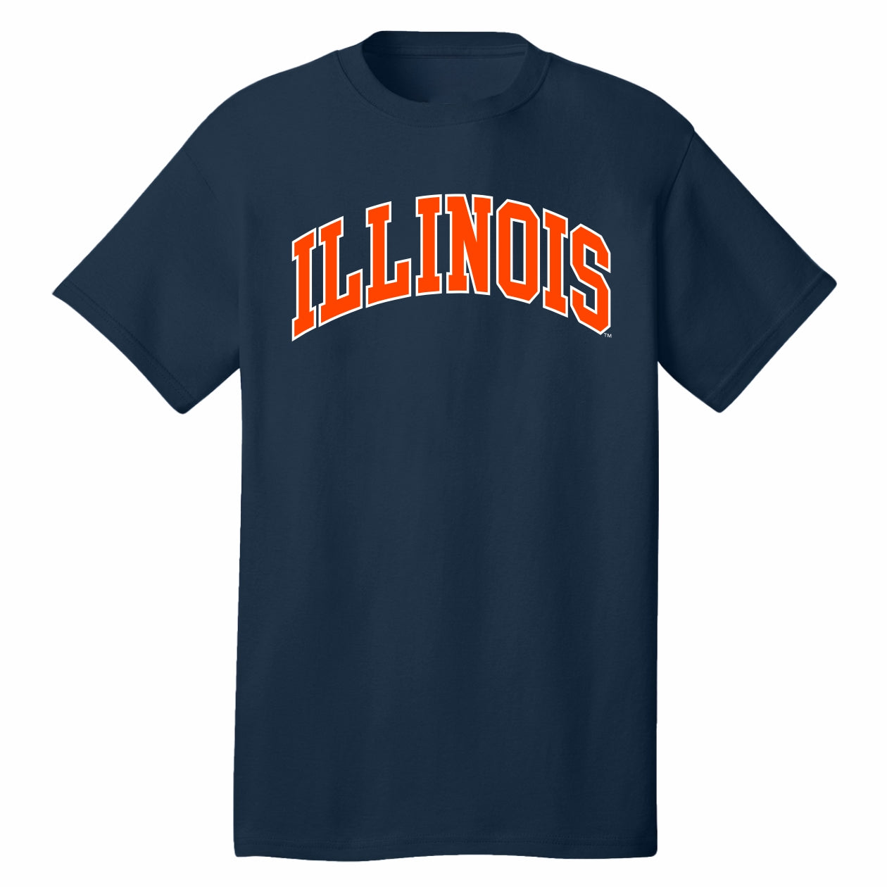 Illinois Fighting Illini 2 Color Arch T-Shirt