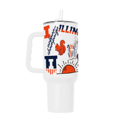 Fighting Illini 40oz Native Tumbler With Handle
