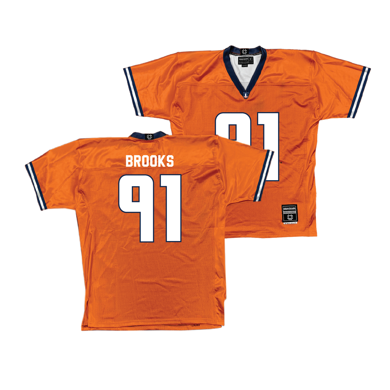 Illinois Fighting Illini NIL Football Jersey Cameron Brooks #91