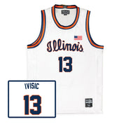 Illinois Fighting Illini NIL Basketball Jersey #13 Tomislav Ivisic