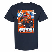 Illinois Fighting Illini NIL X-Factor Scott Short Sleeve Tee Navy