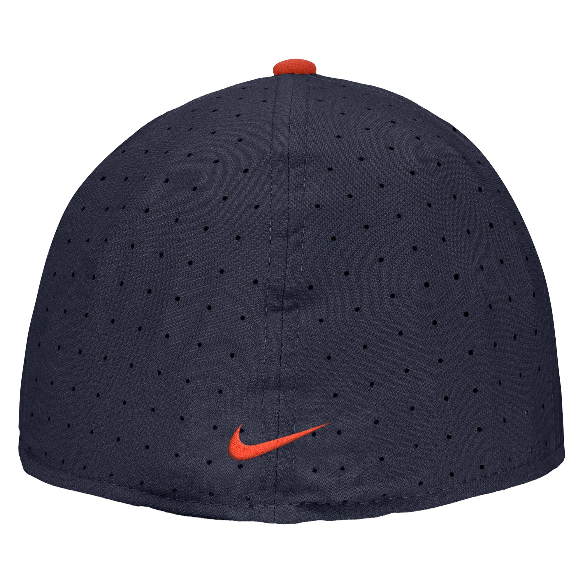 Illinois Hat Nike Orange/Blue Fitted Flatbill