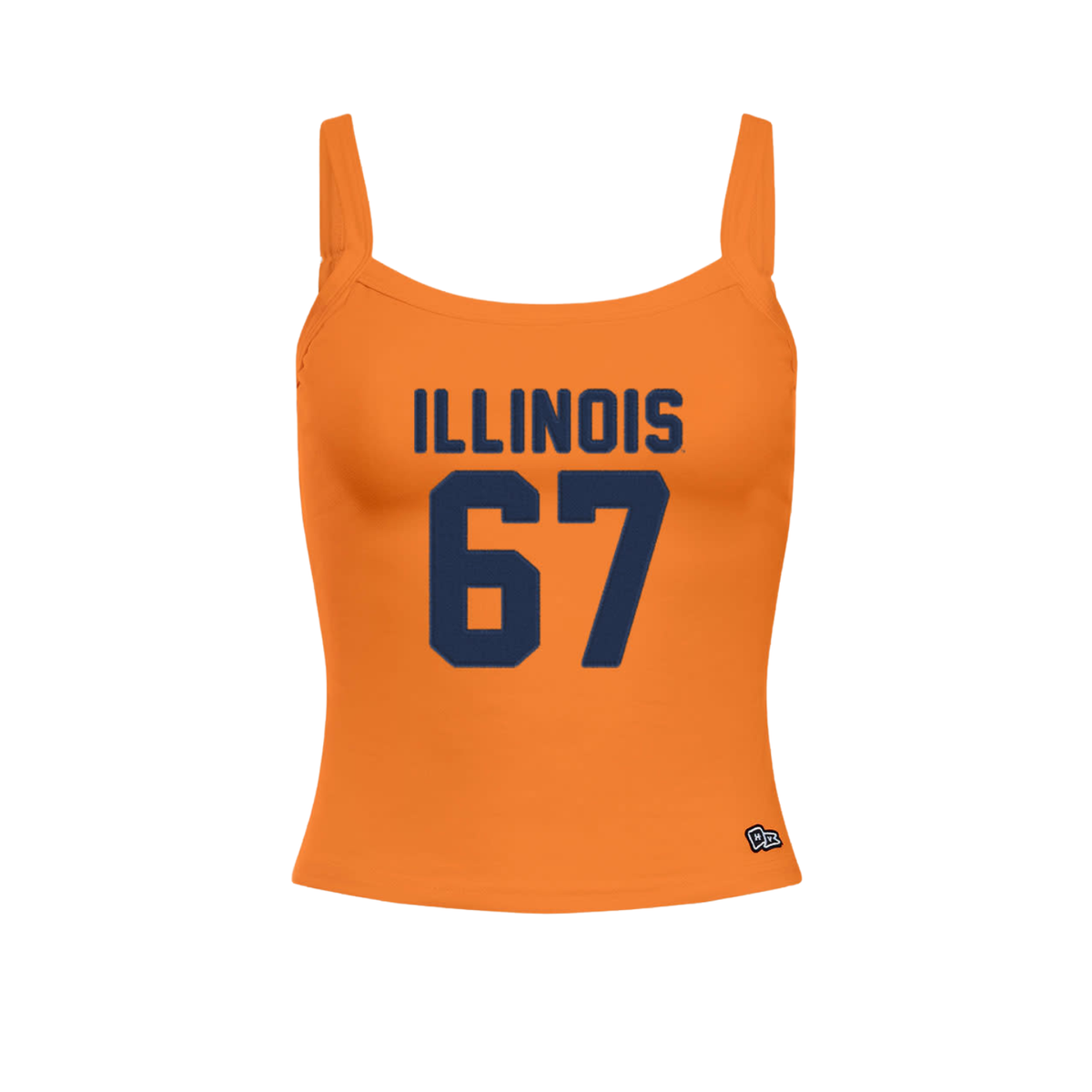 Illinois Tank Top Women's Orange Hype & Vice 67