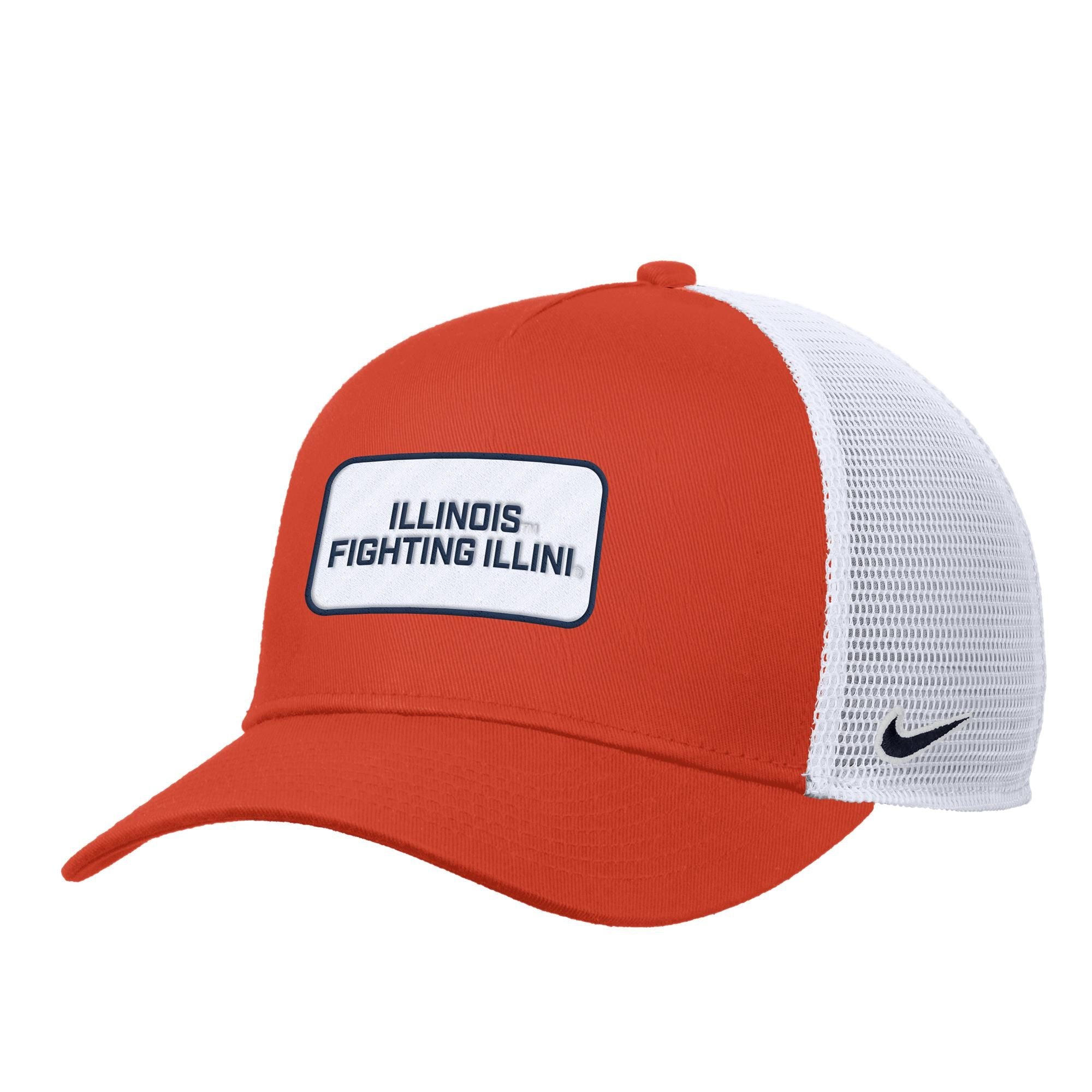 Illinois Nike Hat Orange Patch Mesh