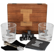 Illinois Rocks Glass Ice Cube Set