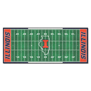 Illinois Fighting Illini Football Runner Mat 30 x 72