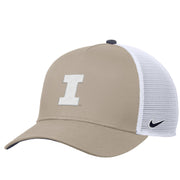 Illinois Fighting Illini Khaki Meshback Nike Hat