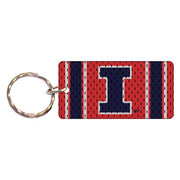 Illinois Fighting Illini Jersey Rectangle Keychain