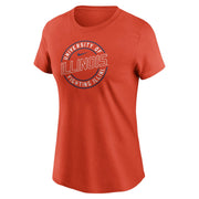 Illinois T-Shirt Women's Nike Orange Circle Logo